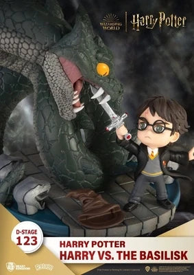 HARRY POTTER - VS the Basilisk - Statuette D-Stage Diorama PVC 16cm