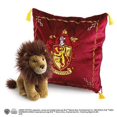 HARRY POTTER - Peluche & coussin 34x34 - Gryffondor