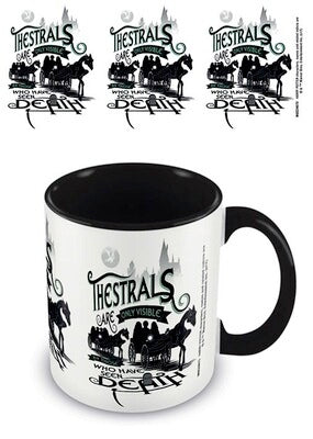 HARRY POTTER - Thestrals Black - Mug intérieur coloré 315ml