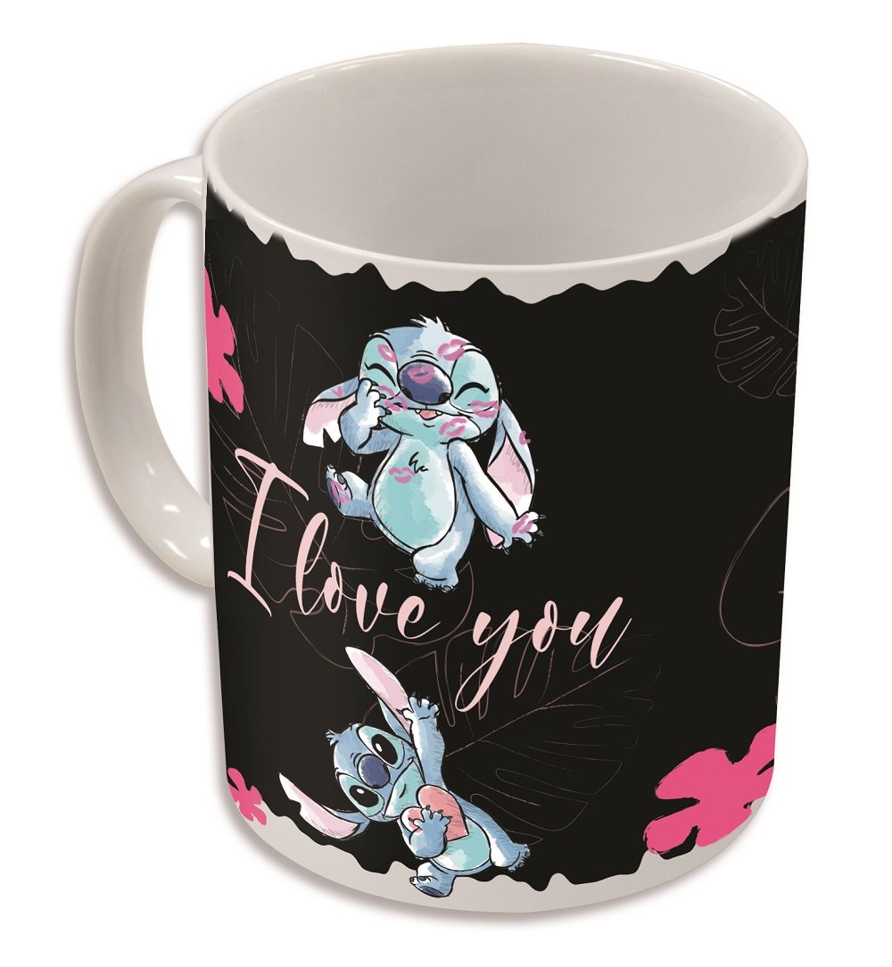 STITCH - I Love U - Mug Thermoréactif - 325ml