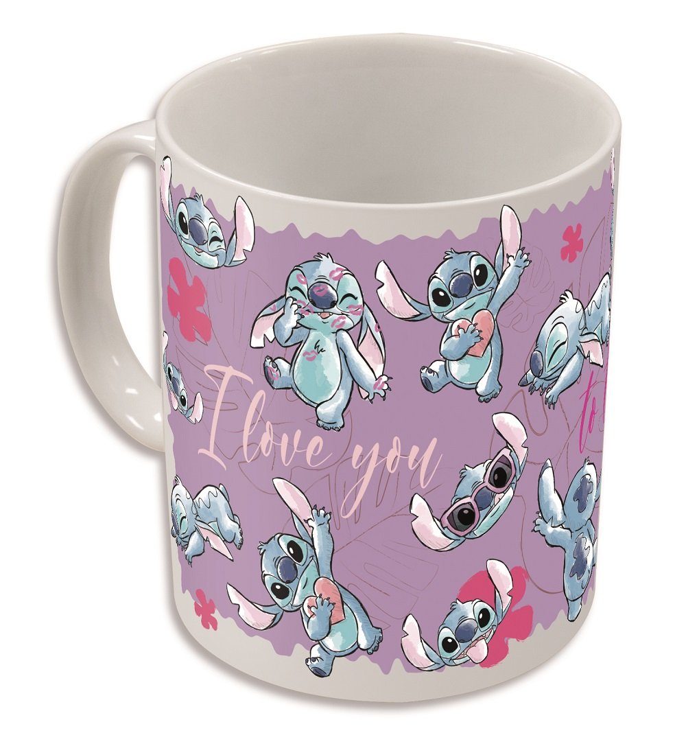 STITCH - I Love U - Mug Thermoréactif - 325ml