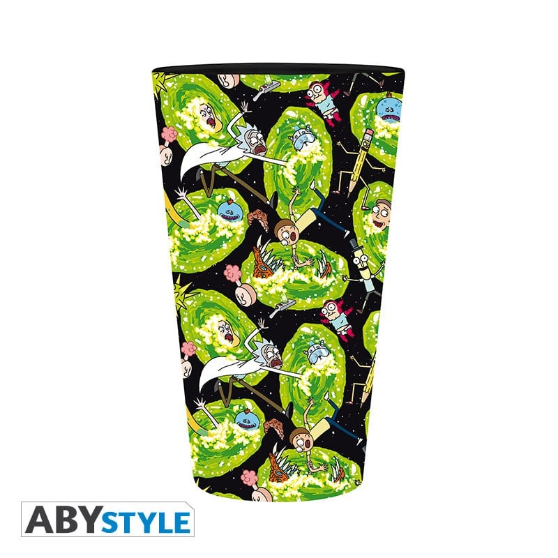RICK & MORTY - Verre XXL 400ml - Portails