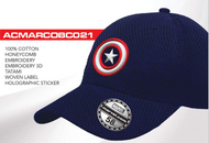 CAPTAIN AMERICA - Logo - Casquette de Baseball "Honey Comb"