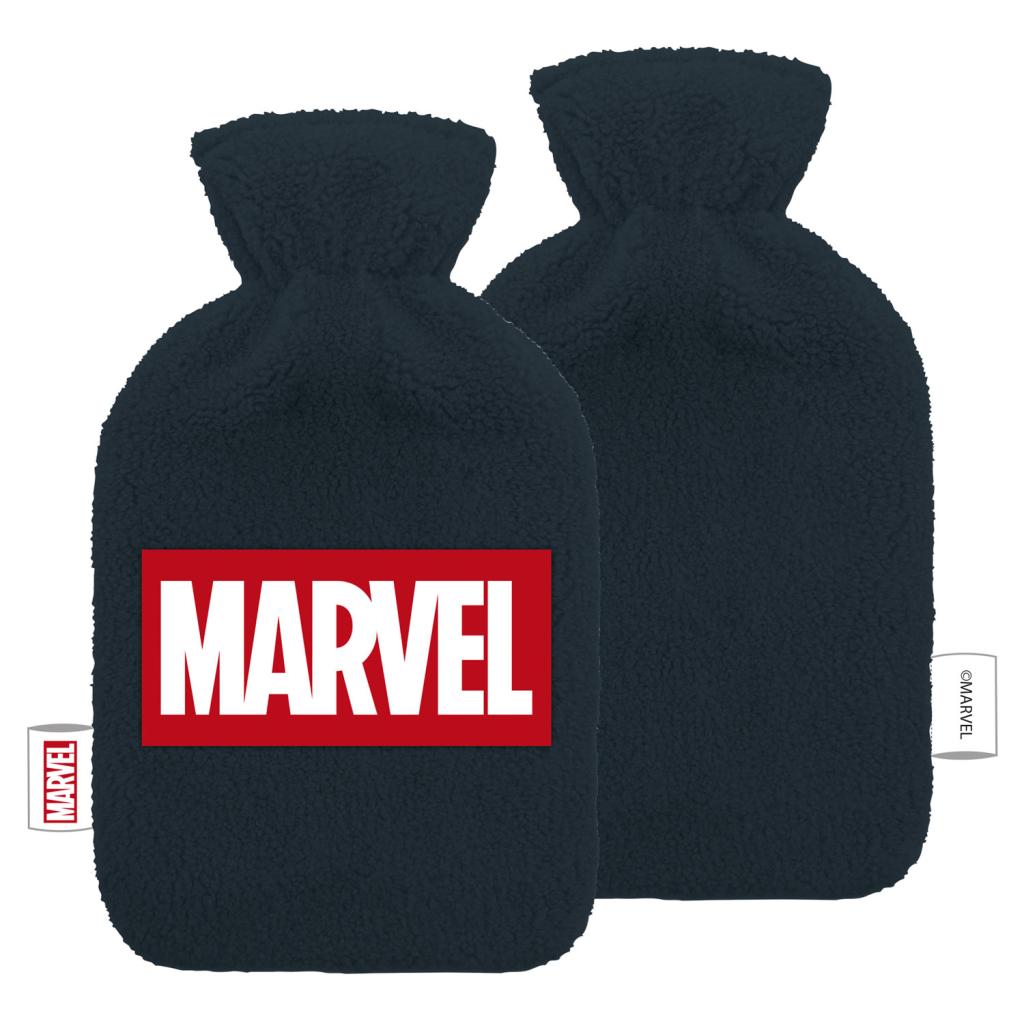 MARVEL - Logo - Bouillotte Peluche & Brodée