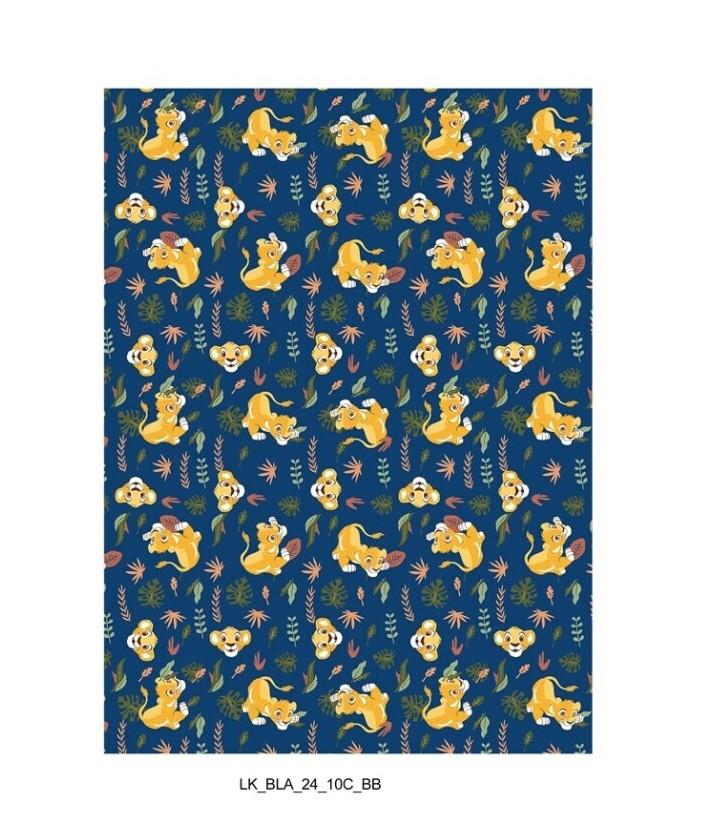 DISNEY - Couverture Flanelle 110x150cm - Le Roi Lion