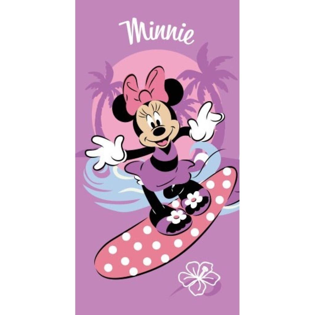DISNEY - Minnie Surf - Serviette de Plage 100% Polyester 70x140cm