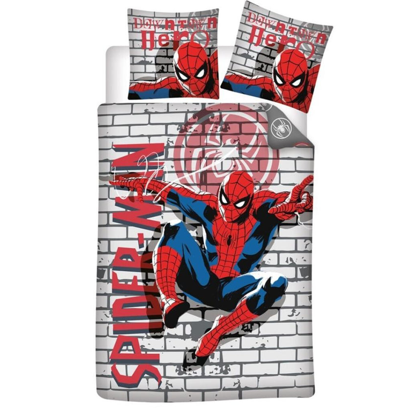 MARVEL - Parure de lit 140x200cm + 65x65cm - Spider-Man