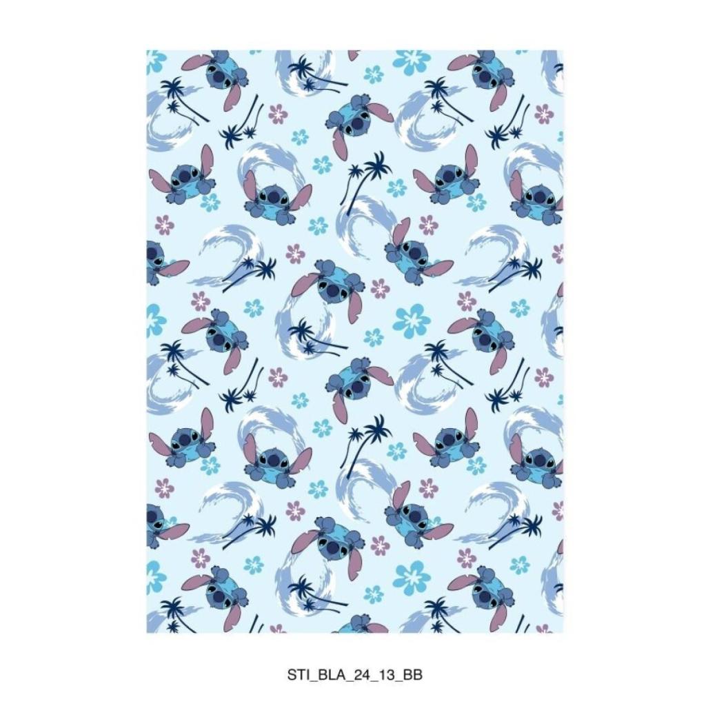 DISNEY - Couverture Flanelle 110x150cm - Stitch