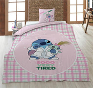 LILO & STITCH - Sooo Very Tired - Parure de lit 140x200cm + 65x65cm