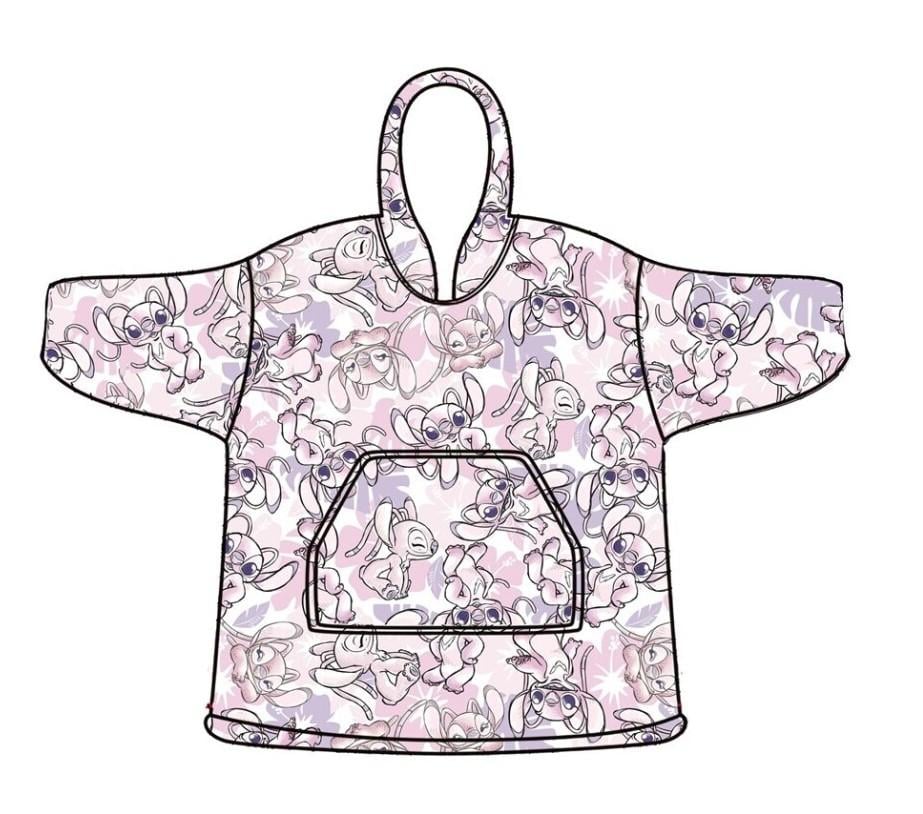 LILO & STITCH - Angel - Sweat Poncho - Taille Enfant (7-14 ans)