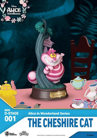 DISNEY - Chat du Cheshire - Statuette Mini Diorama 10cm