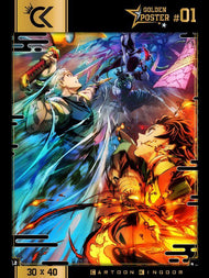 DEMON SLAYER - Saison 2 - Golden Poster 30x40cm