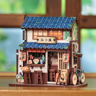 MINI BOOK NOOK KIT - DIY- Restaurant de Ramen - Avec Aimants