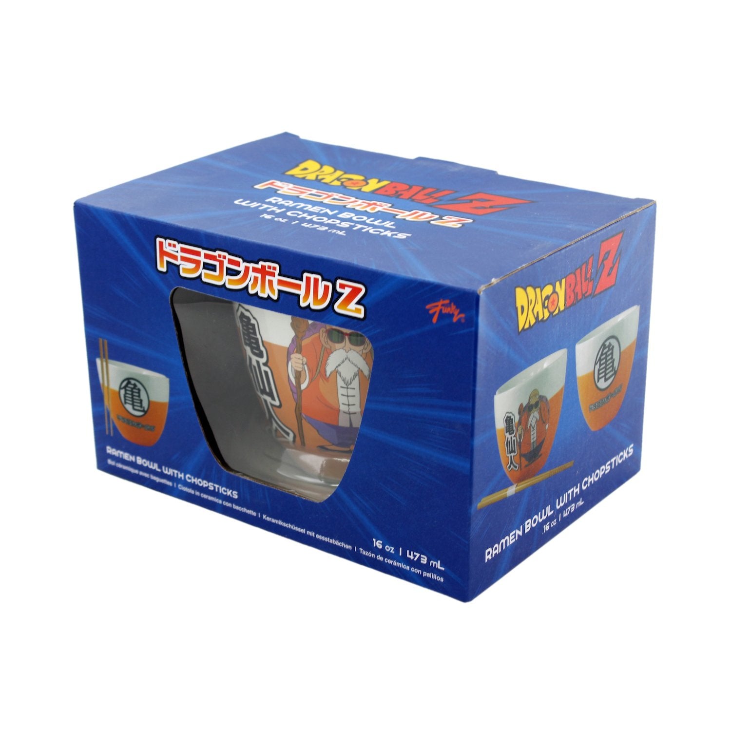 DRAGON BALL Z - Bol à Ramen avec Baguette 470ml - Roshi