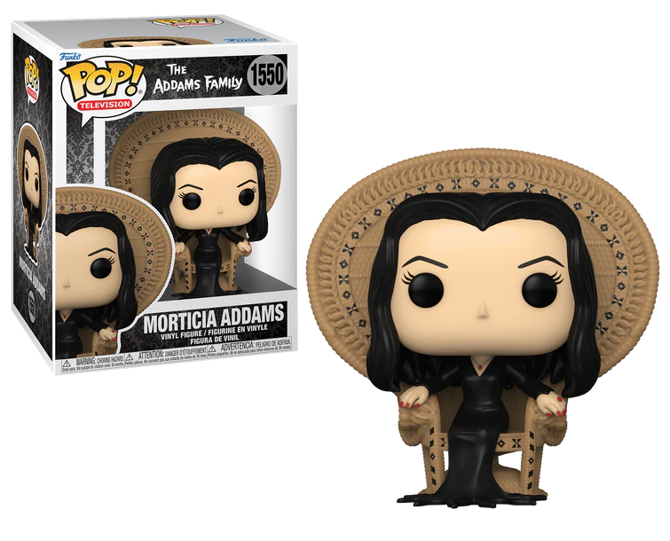 LA FAMILLE ADDAMS - POP Deluxe N° 1550 - Morticia sur Chaise