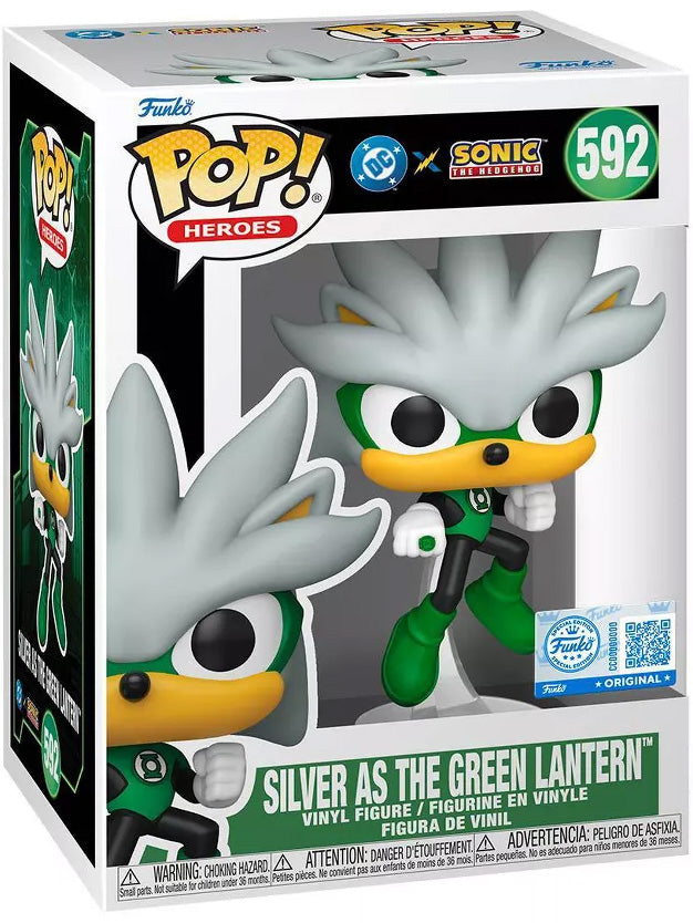 JLA & SONIC - POP Heroes N° 592 - Silver en Green Lantern