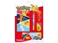 POKEMON - Set de Papeterie avec un Bloc-note - 5pc