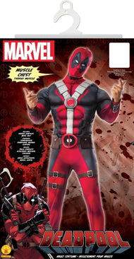 MARVEL - Deadpool - Déguisement Luxe Adulte - Combinaison Taille Stand