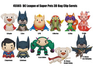 DC SUPER PETS - Series 1 - 3D Foam Bag Clip (Display 24 Pcs)