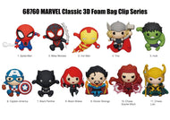 MARVEL - Classic 3D - 3D Foam Bag Clip (Display 24 Pcs)