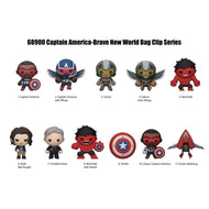 CAPTAIN AMERICA - Brave New Wolrd - 3D Foam Bag Clip (Display 24 Pcs)