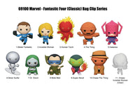 LES 4 FANTASTIQUES - 3D Foam Bag Clip (Display 24 Pcs)