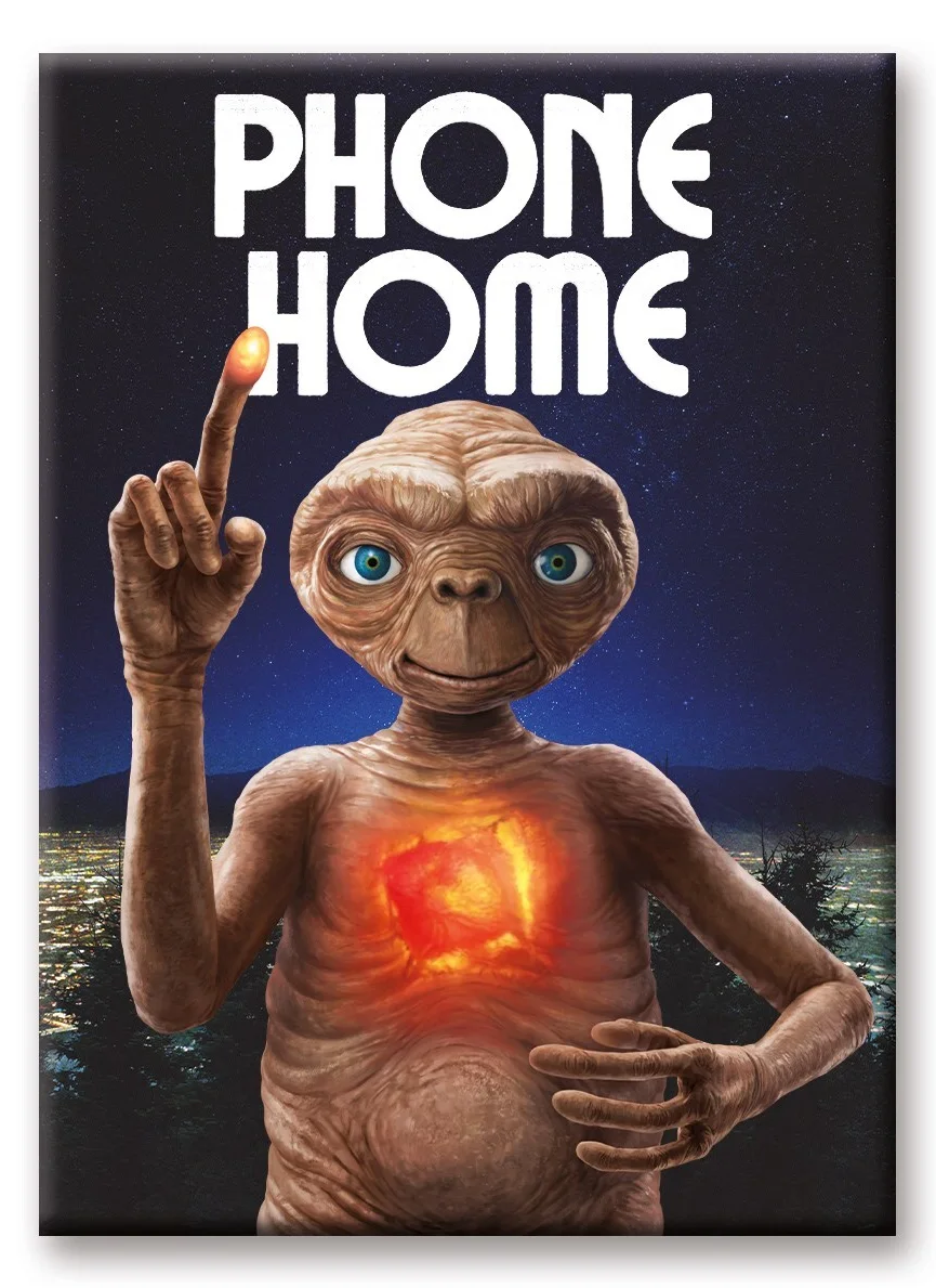 E.T. - Téléphone Maison - aimant 6.3x8.9cm