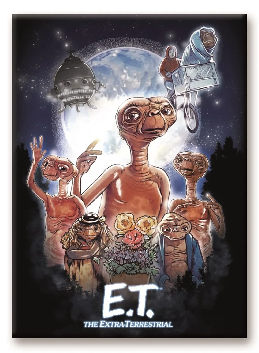 E.T. - Poster 2 - aimant 6.3x8.9cm