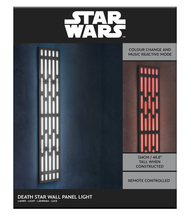 STAR WARS - Panneau Etoile de la Mort - Lampe Murale 124cm