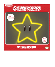 SUPER MARIO - Etoile - Lampe Murale Neon LED