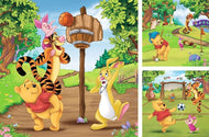 WINNIE L'OURSON - Journée sportive - 3 Puzzle 49P