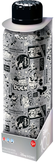 DISNEY 100 ans - Bouteille en Acier Inoxydable Isotherme - 515ml