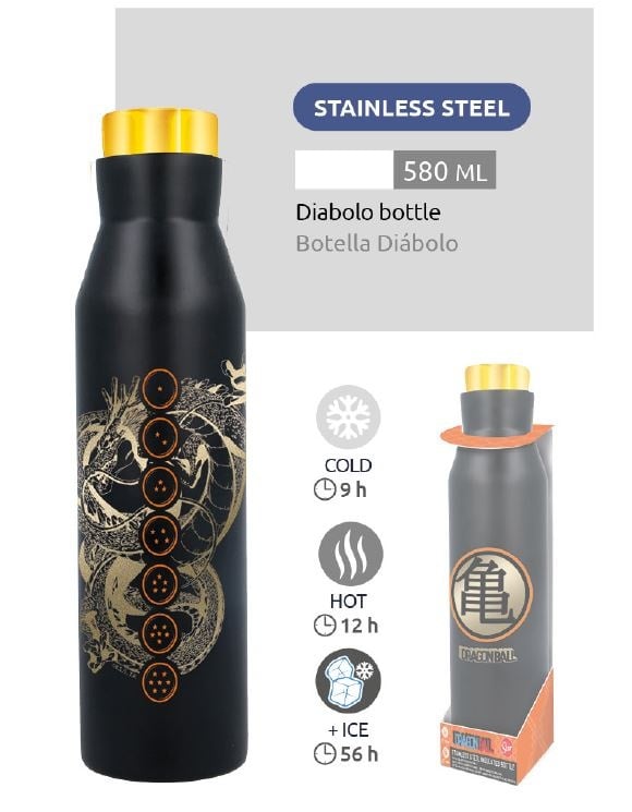 DRAGON BALL Z - Shenron - Bouteille en Acier Inoxydable Diabolo- 580ml