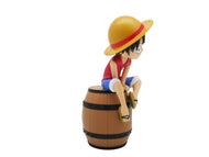 ONE PIECE - Luffy sur Tonneau - Réveil Lumineux LED - 27 cm