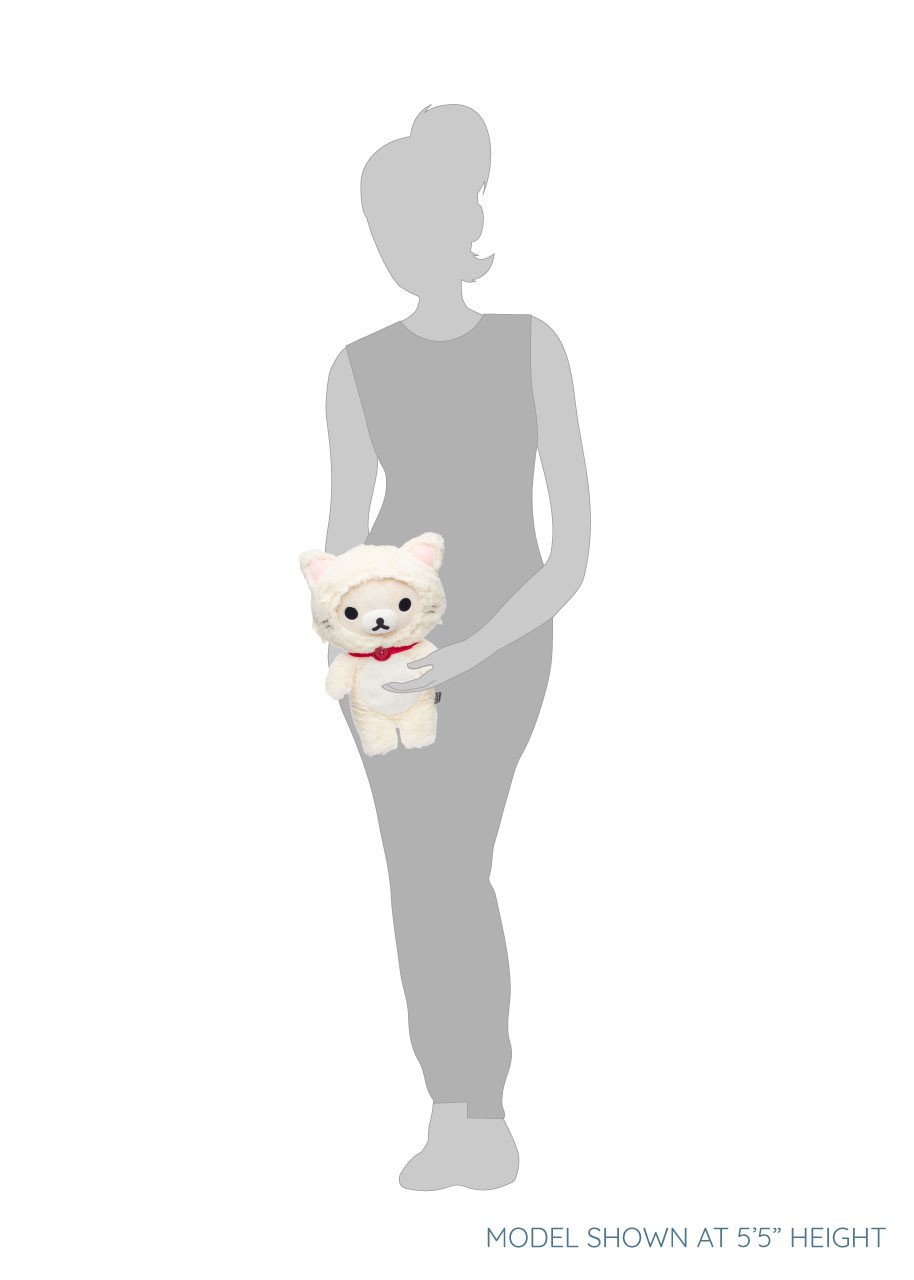 Korilakkuma Blanc Chat — Peluche 33 cm