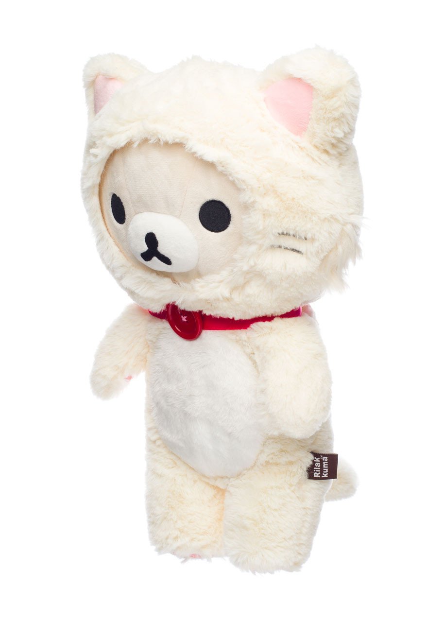 Korilakkuma Blanc Chat — Peluche 33 cm