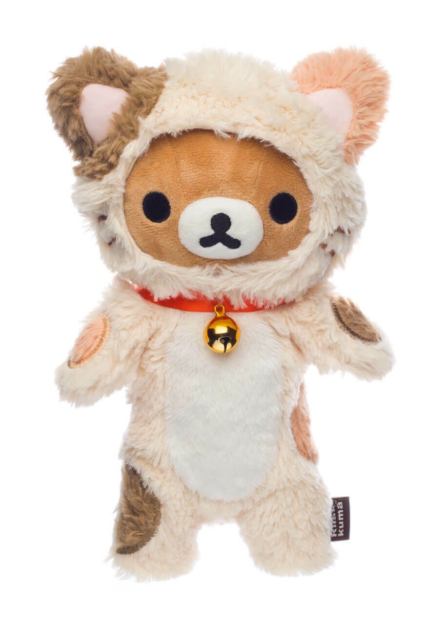 Rilakkuma Câlin Chat — Peluche 23 cm
