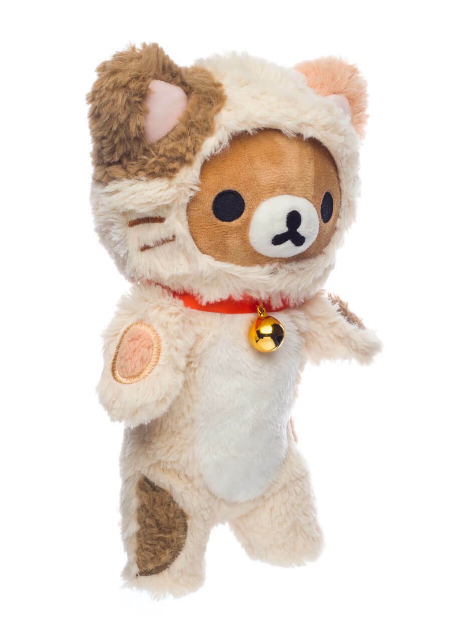 Rilakkuma Câlin Chat — Peluche 23 cm