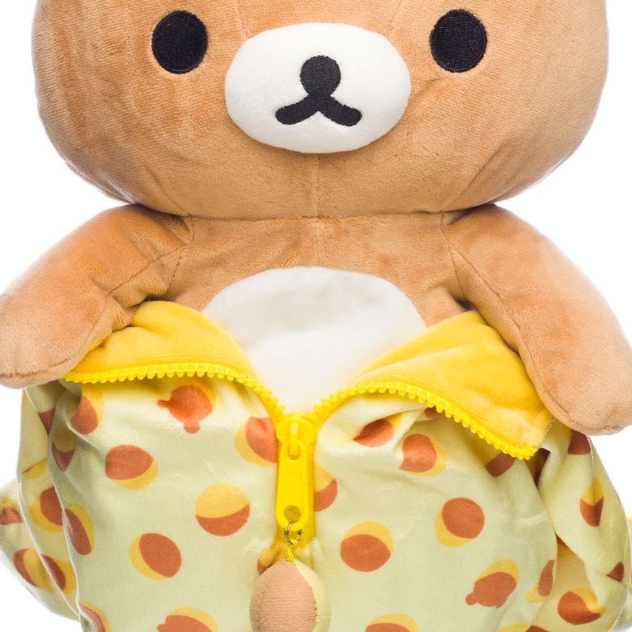 Rilakkuma Pattem Spleeping Bag — Peluche 38 cm