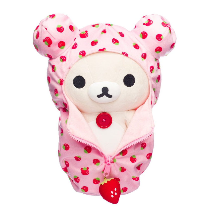 Korilakkuma Pattem Spleeping Bag — Peluche 33 cm