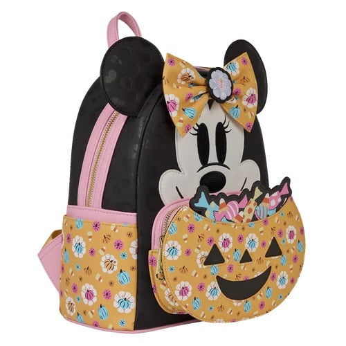 DISNEY - Minnie Mouse "Pumpkin" - Mini Sac à Dos LoungeFly