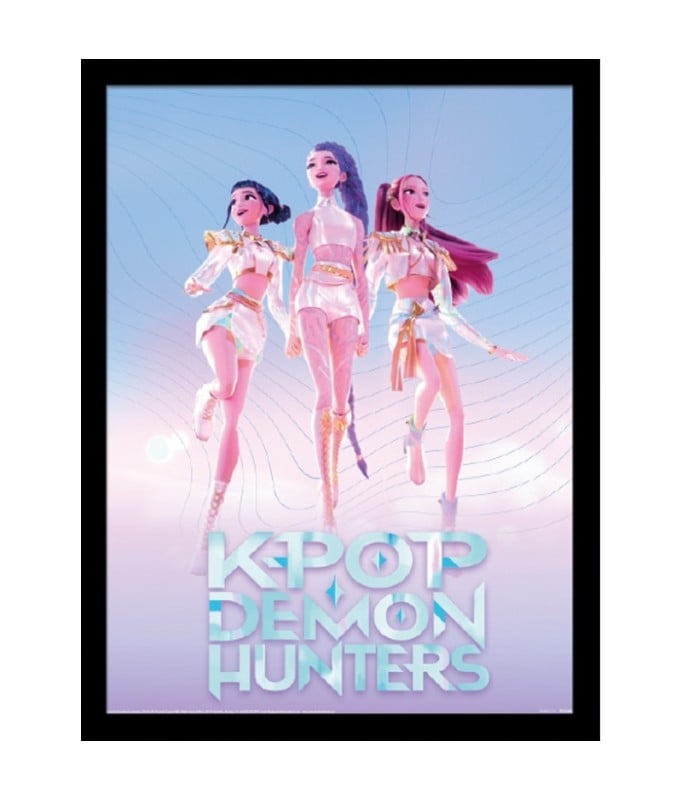 K-POP DEMON HUNTERS - Trio - Impression Encadrée 45x35cm