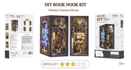 BOOK NOOK KIT - DIY - Salle Commune Nebula - 350pc + Eclairage LED