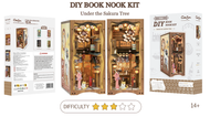 BOOK NOOK KIT - DIY - Sous l'Arbre de Sakura - 214pc + Eclairage LED