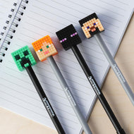 MINECRAFT - Heads - Stylo à Gel Effaçable (Display de 24pcs)