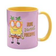 BOB L'EPONGE - Home Sweet Pineapple - Mug Interieur Coloré 325ml