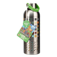 MINECRAFT - Symboles - Bouteille d'Eau en Métal avec Anse - 500ml