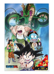 DRAGON BALL - Shenron & Héros - Poster 3D - 58x38cm