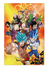 DRAGON BALL SUPER - Survivants - Poster 3D - 58x38cm