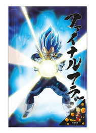 DRAGON BALL SUPER - Vegeta le Survivant - Poster 3D - 58x38cm